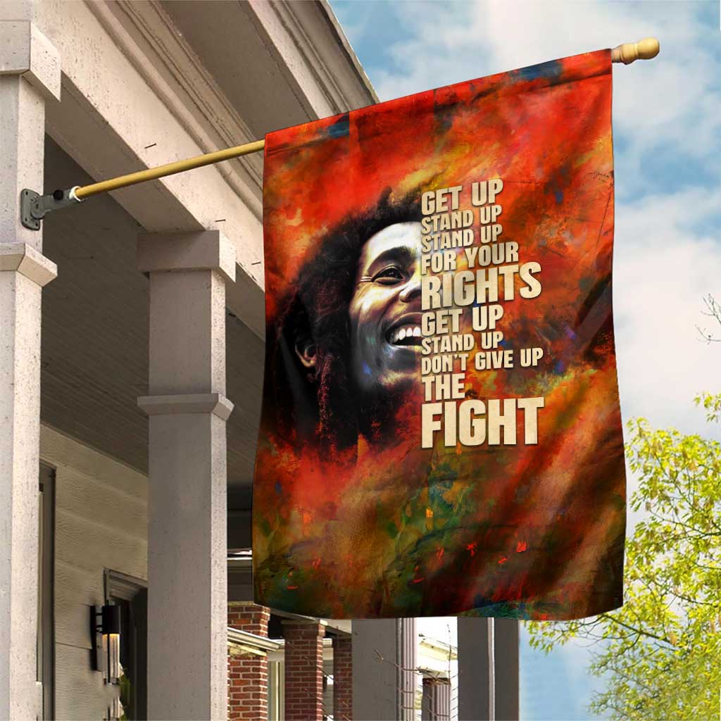 Reggae Legend Bob Garden Flag Retro Style DT02