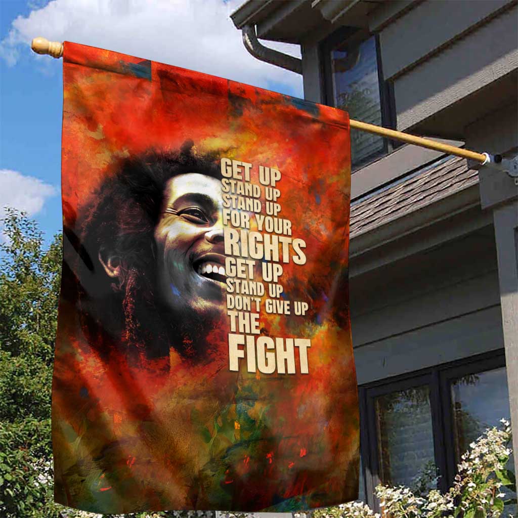Reggae Legend Bob Garden Flag Retro Style DT02