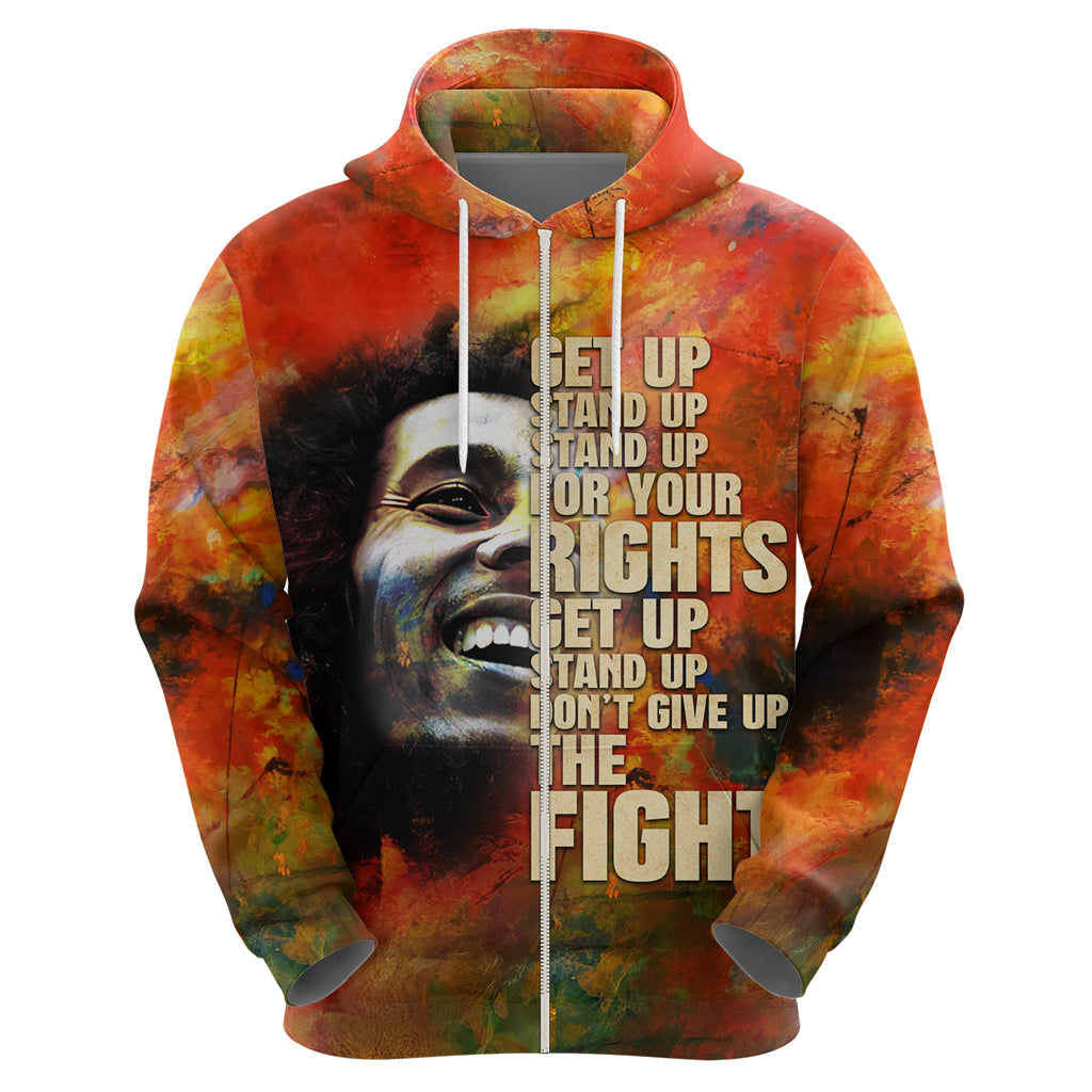 Reggae Legend Bob Hoodie Retro Style DT02
