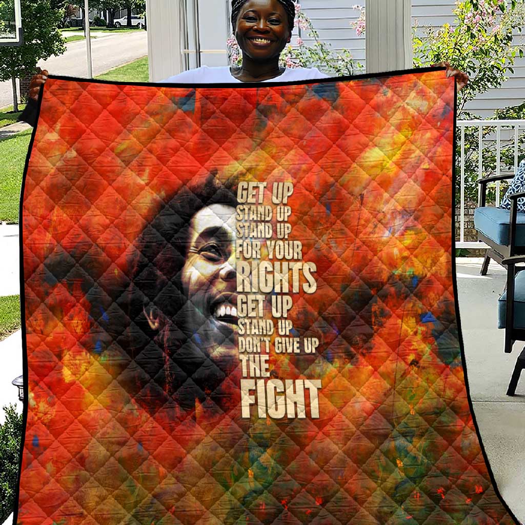 Reggae Legend Bob Quilt Retro Style DT02