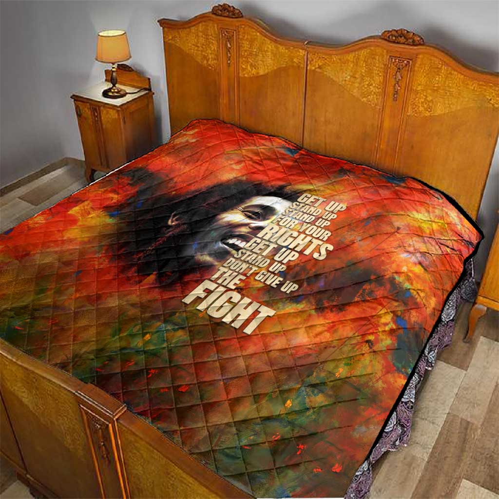 Reggae Legend Bob Quilt Retro Style DT02