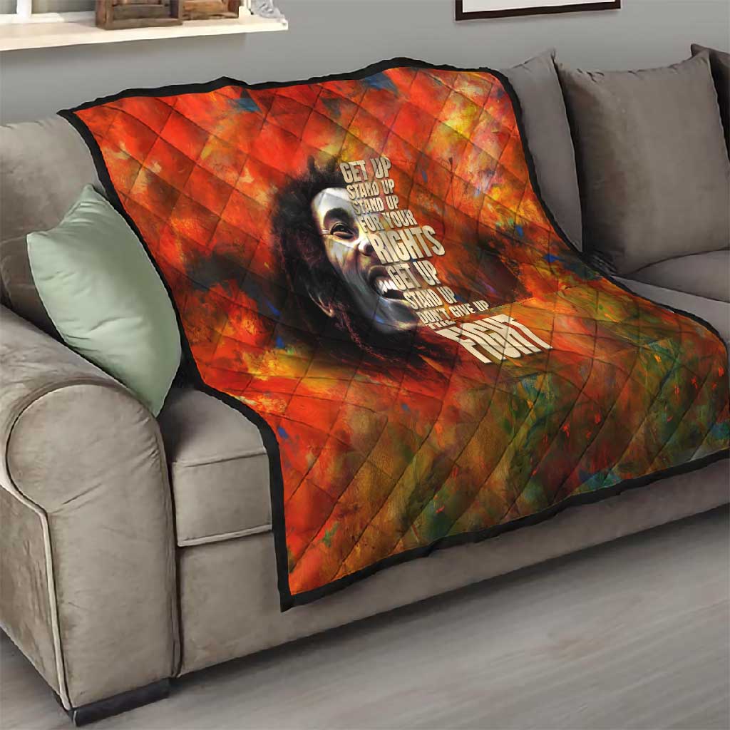 Reggae Legend Bob Quilt Retro Style DT02