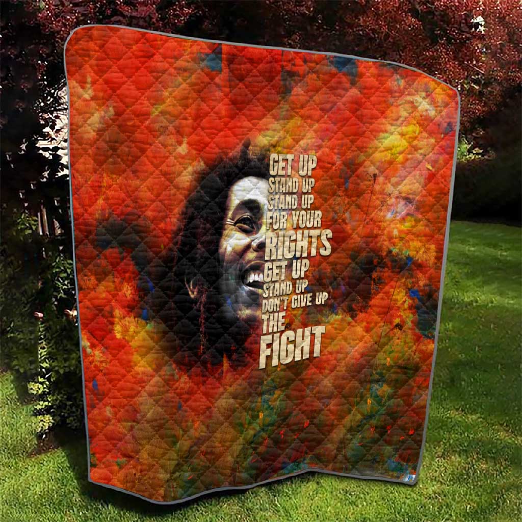 Reggae Legend Bob Quilt Retro Style DT02