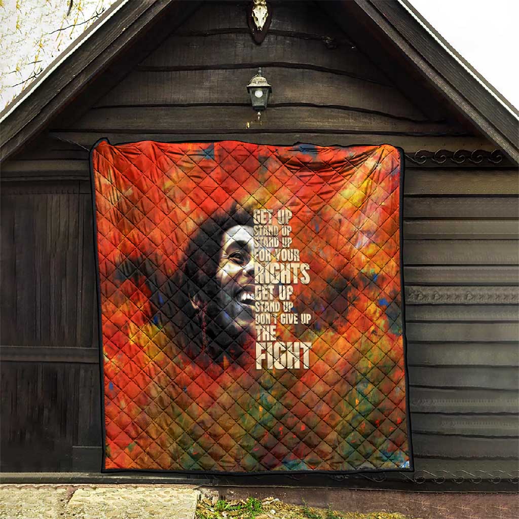 Reggae Legend Bob Quilt Retro Style DT02