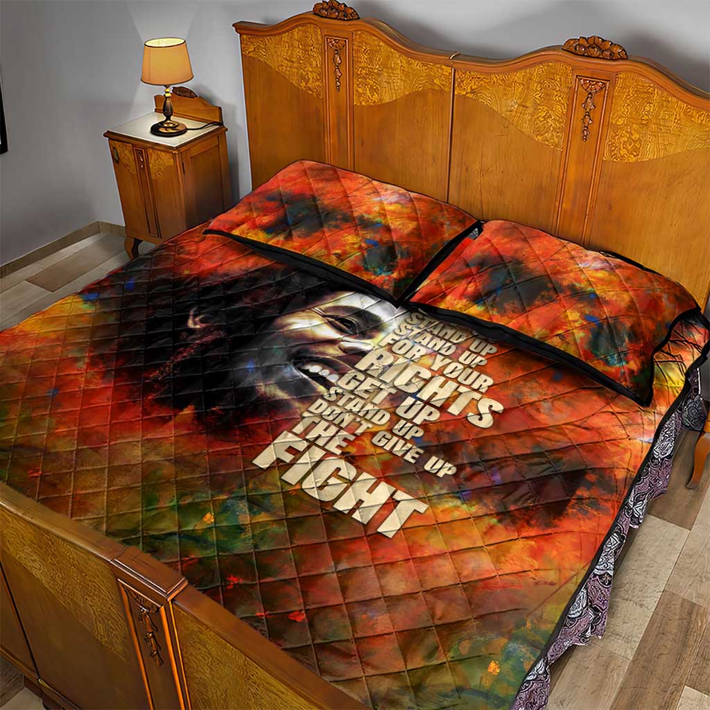 Reggae Legend Bob Quilt Bed Set Retro Style DT02