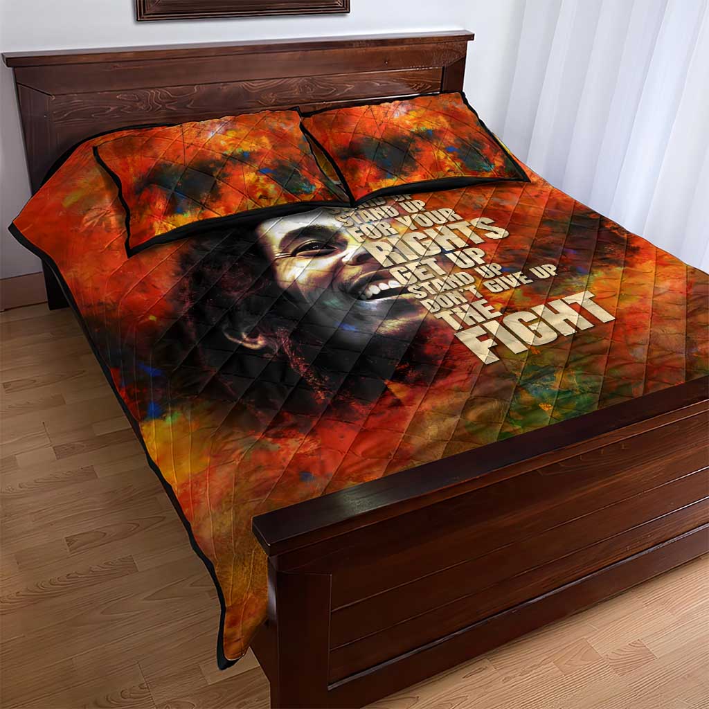 Reggae Legend Bob Quilt Bed Set Retro Style DT02