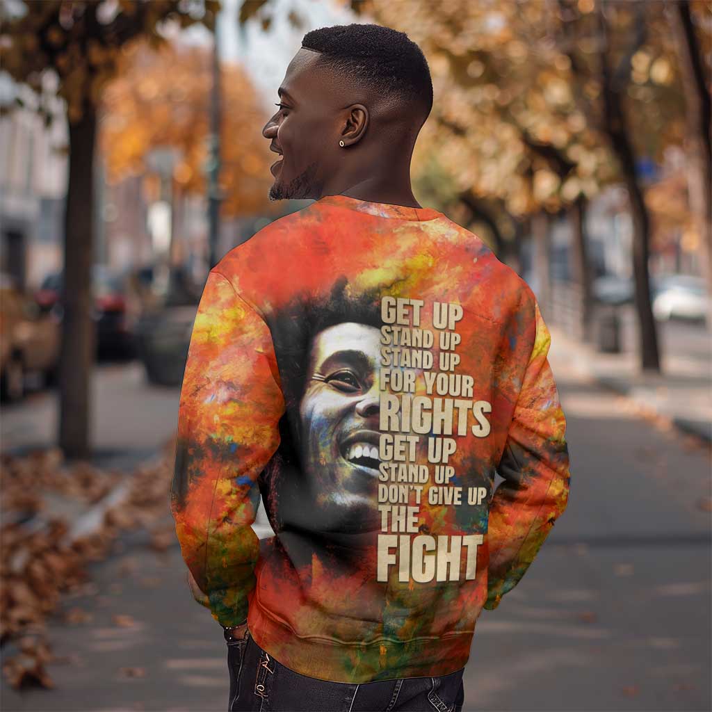 Reggae Legend Bob Sweatshirt Retro Style DT02