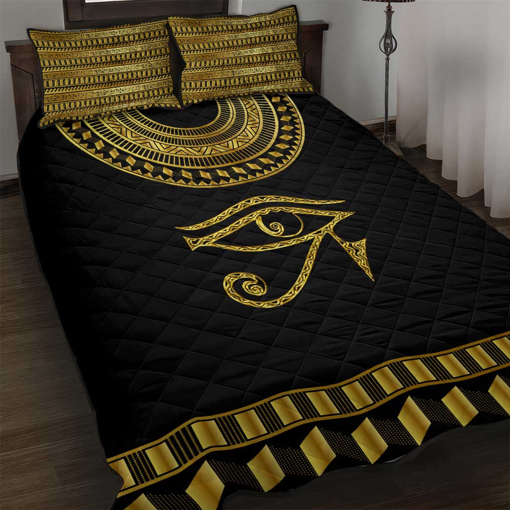 Eyes Of Horus Quilt Bed Set Egyptian Art DT02