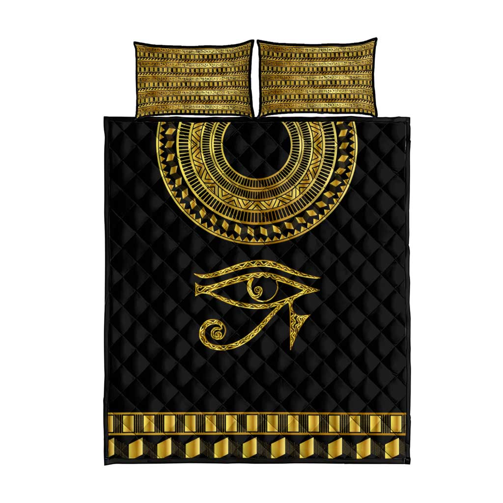 Eyes Of Horus Quilt Bed Set Egyptian Art DT02