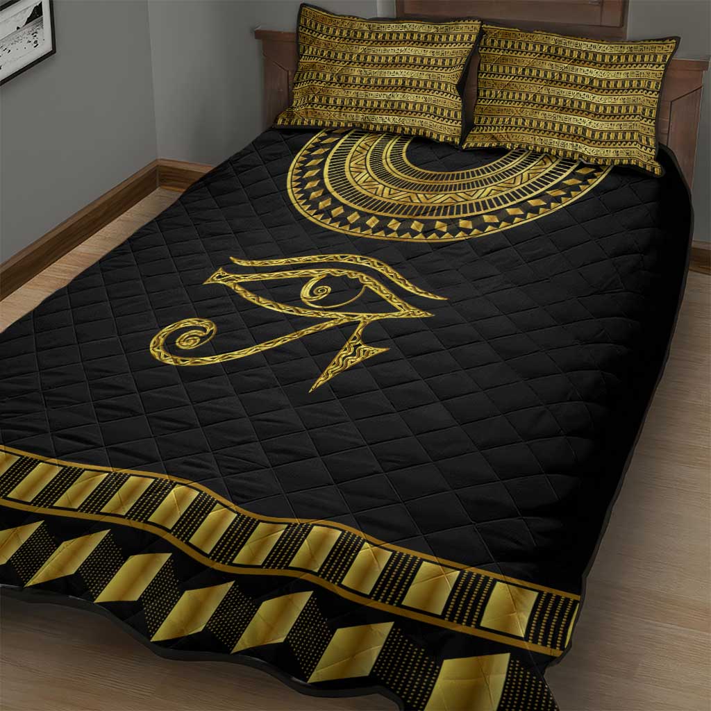 Eyes Of Horus Quilt Bed Set Egyptian Art DT02
