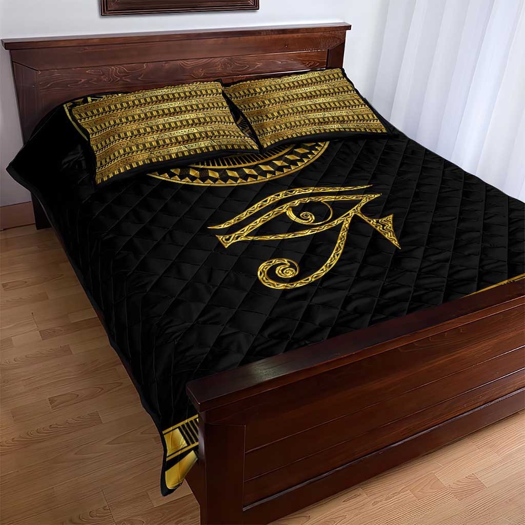 Eyes Of Horus Quilt Bed Set Egyptian Art DT02