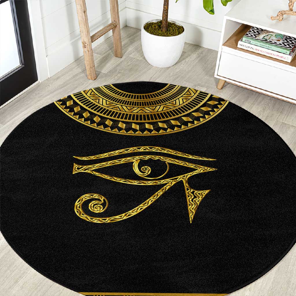 Eyes Of Horus Round Carpet Egyptian Art DT02
