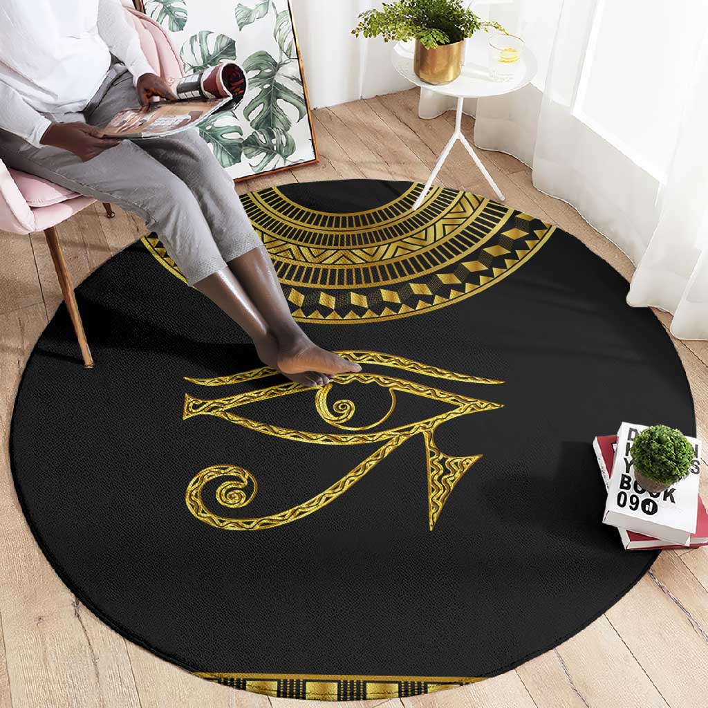 Eyes Of Horus Round Carpet Egyptian Art DT02