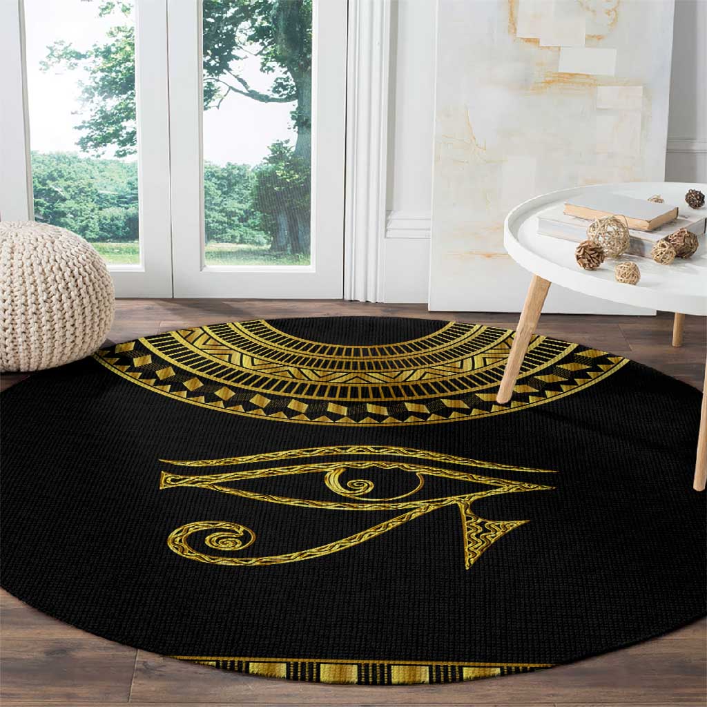 Eyes Of Horus Round Carpet Egyptian Art DT02