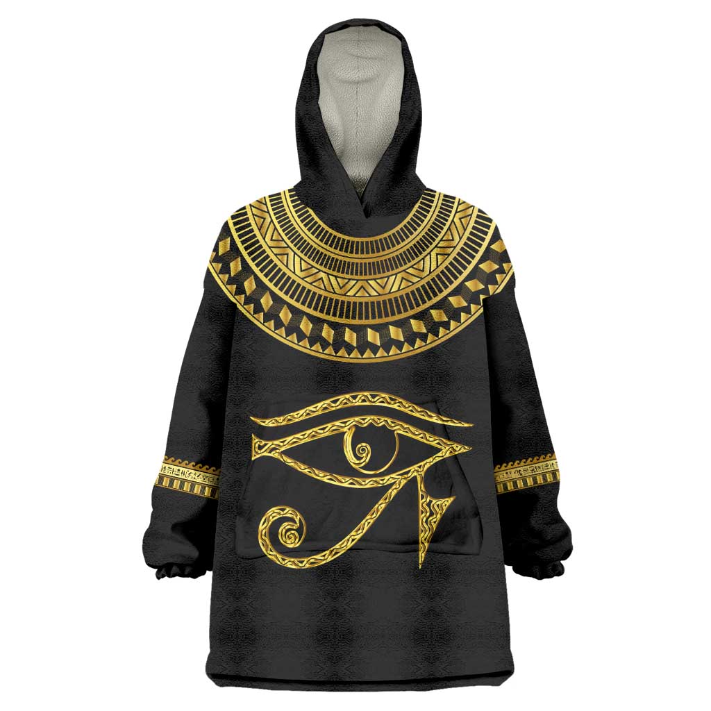 Eyes Of Horus Wearable Blanket Hoodie Egyptian Art DT02