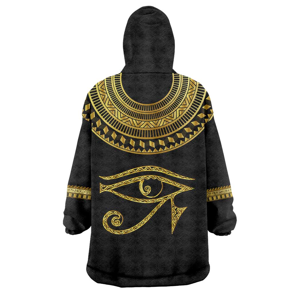 Eyes Of Horus Wearable Blanket Hoodie Egyptian Art DT02
