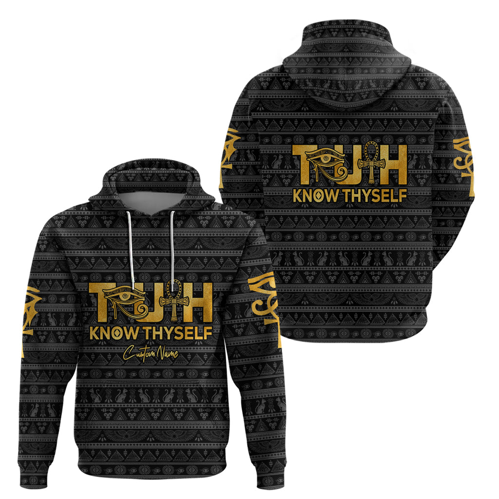 Personalized Truth Know Thyself Hoodie Eye of Horus and Ankh DT02