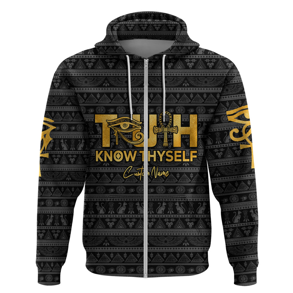 Personalized Truth Know Thyself Hoodie Eye of Horus and Ankh DT02