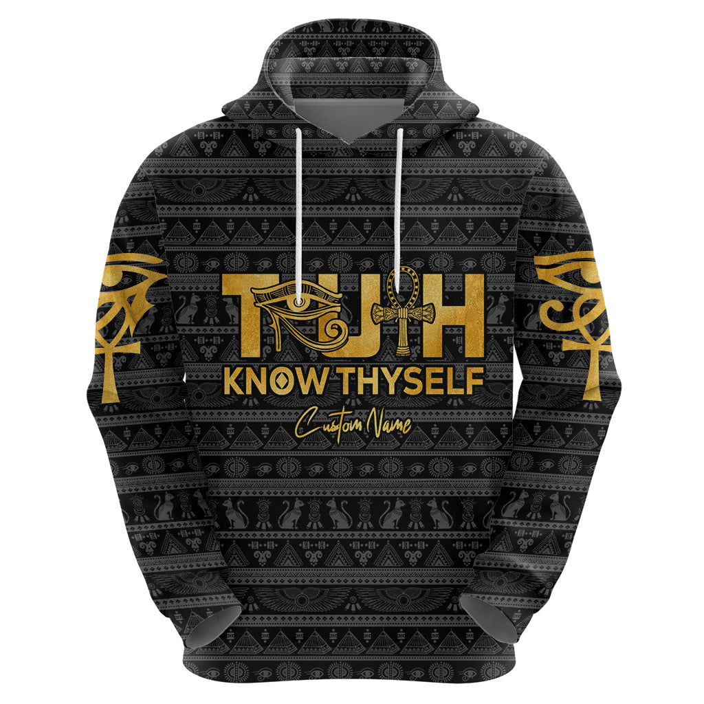 Personalized Truth Know Thyself Hoodie Eye of Horus and Ankh DT02