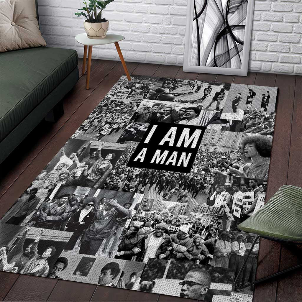 Black Power Area Rug African American Culture DT02