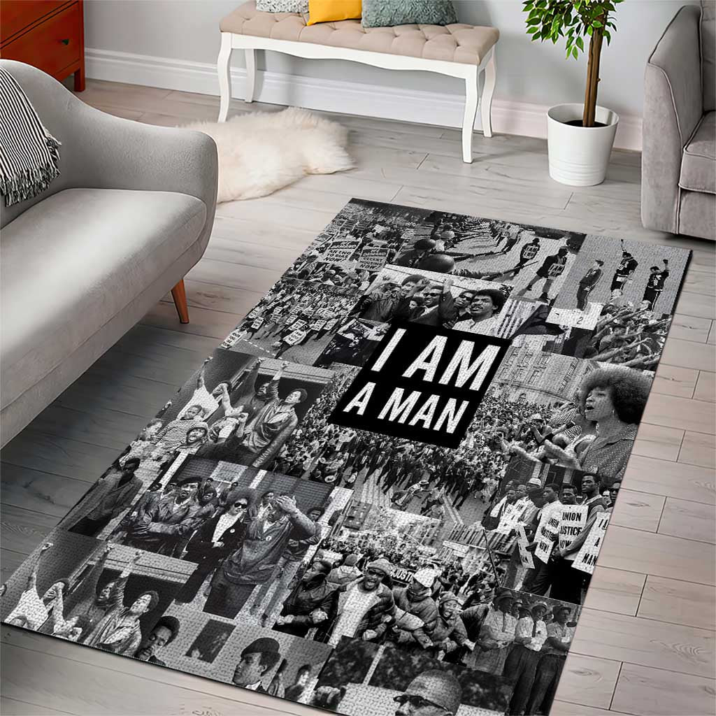 Black Power Area Rug African American Culture DT02