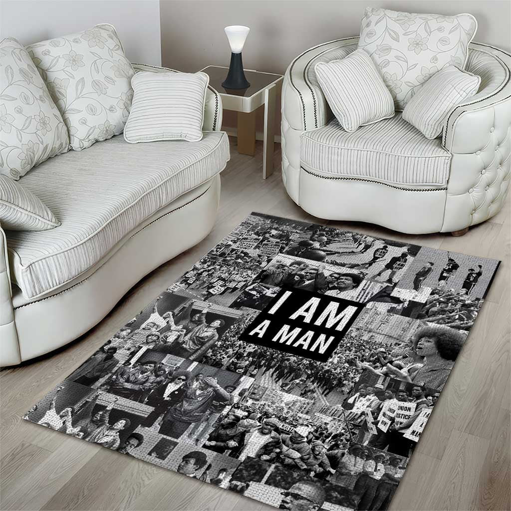 Black Power Area Rug African American Culture DT02
