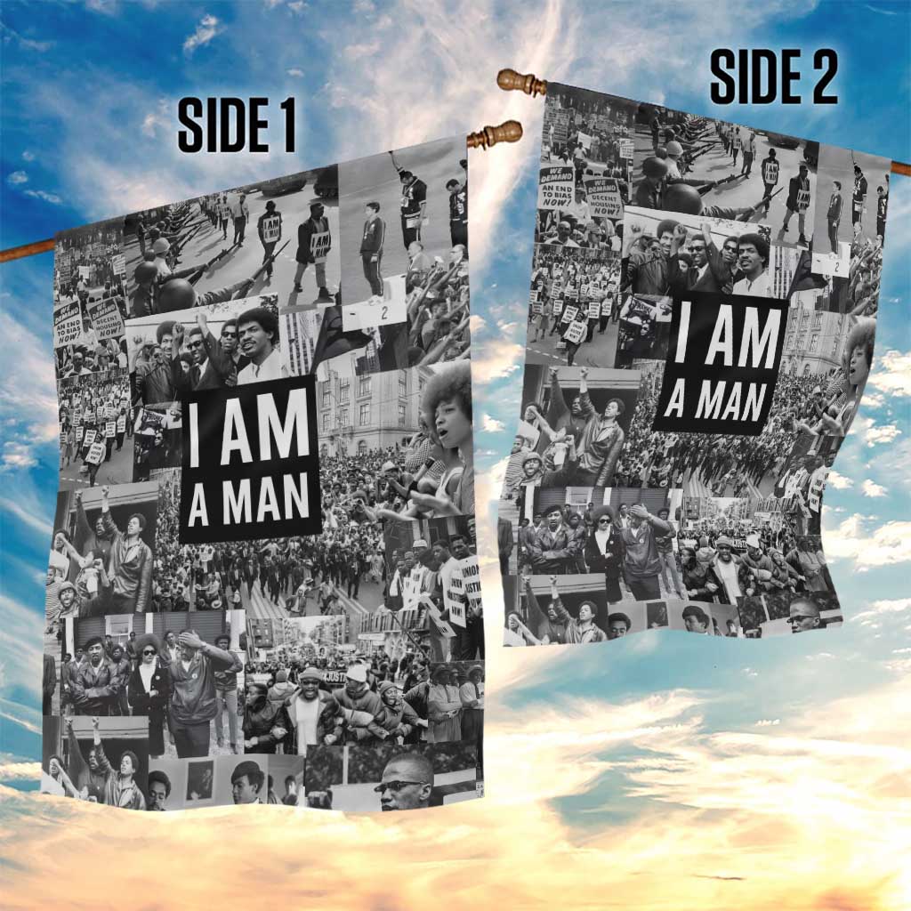 Black Power Garden Flag African American Culture DT02