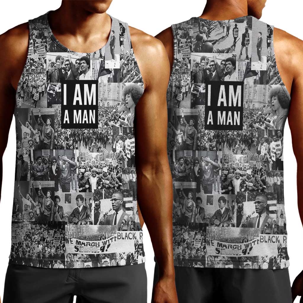 Black Power Men Tank Top African American Culture DT02