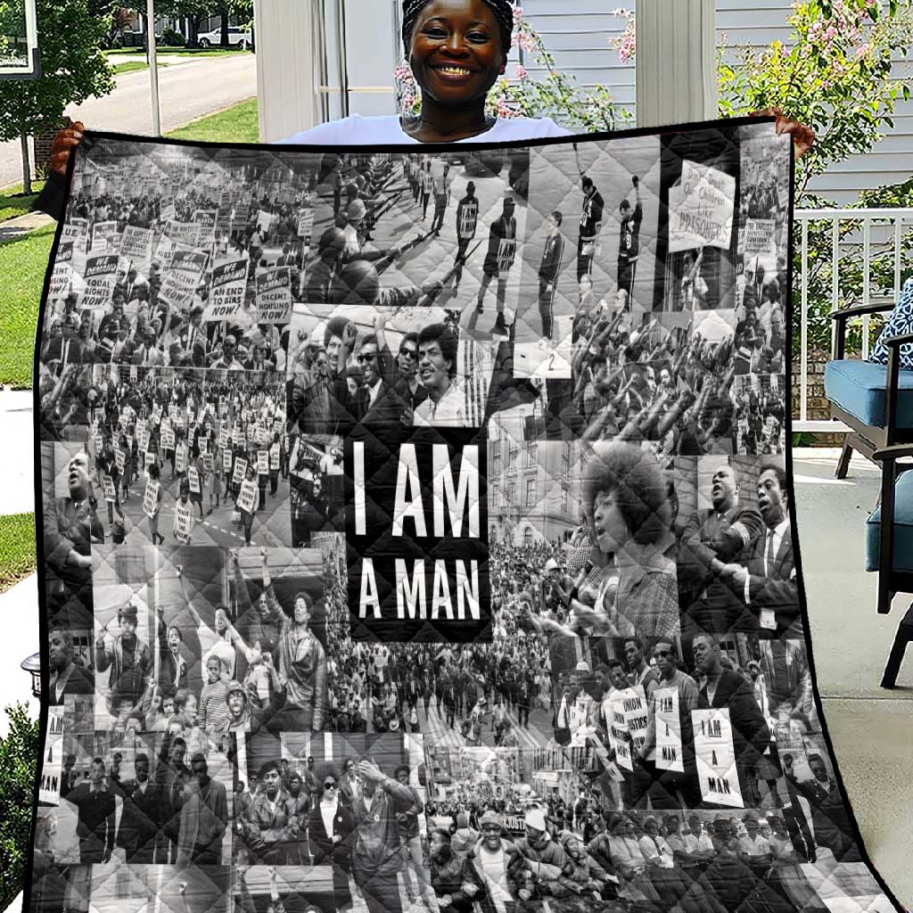 Black Power Quilt African American Culture DT02