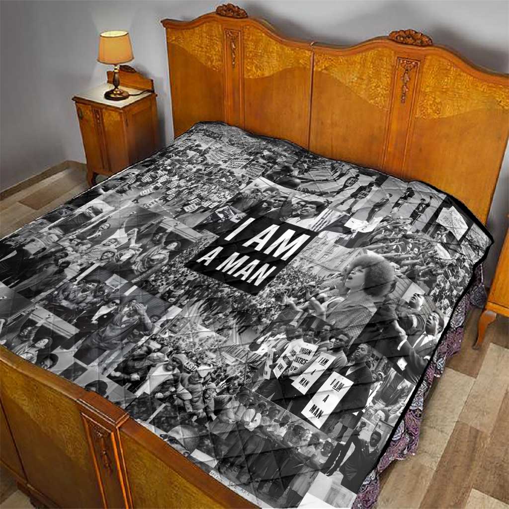 Black Power Quilt African American Culture DT02