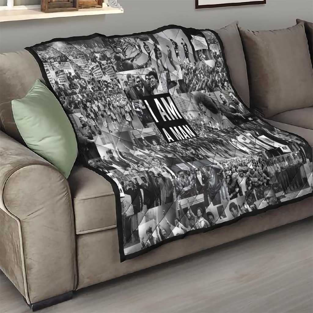 Black Power Quilt African American Culture DT02