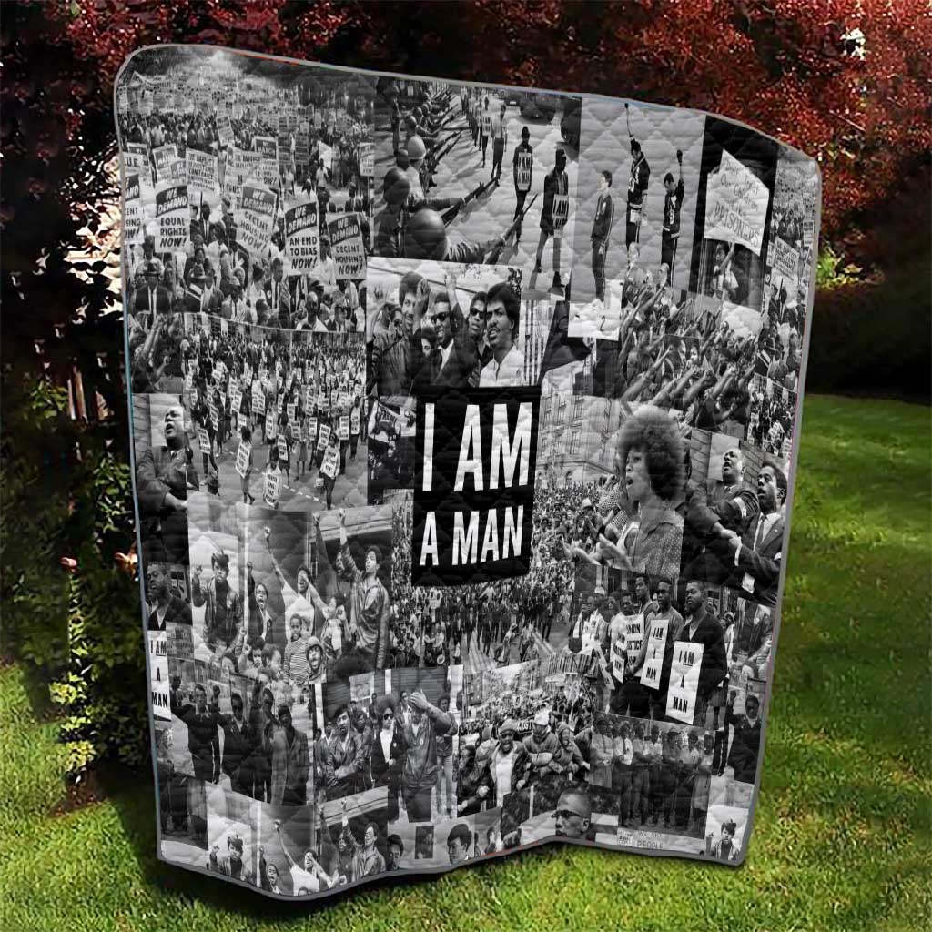 Black Power Quilt African American Culture DT02
