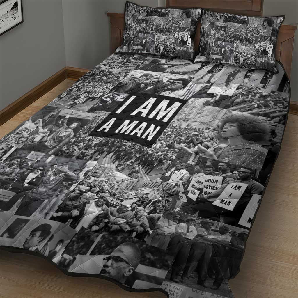 Black Power Quilt Bed Set African American Culture DT02