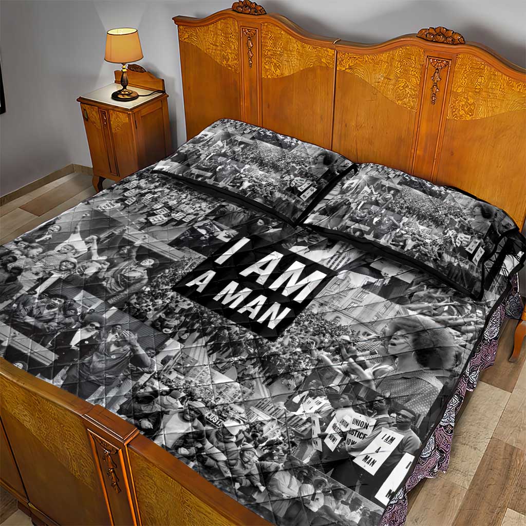 Black Power Quilt Bed Set African American Culture DT02