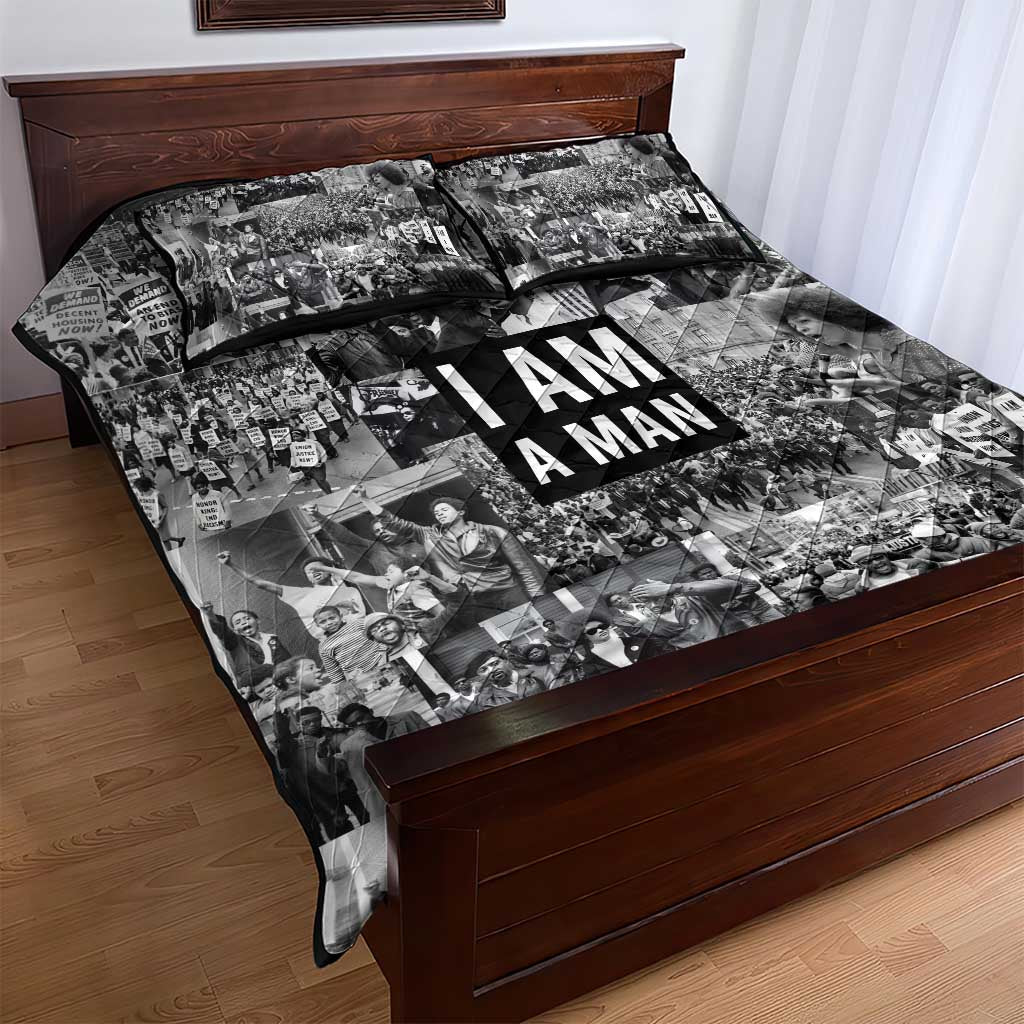 Black Power Quilt Bed Set African American Culture DT02