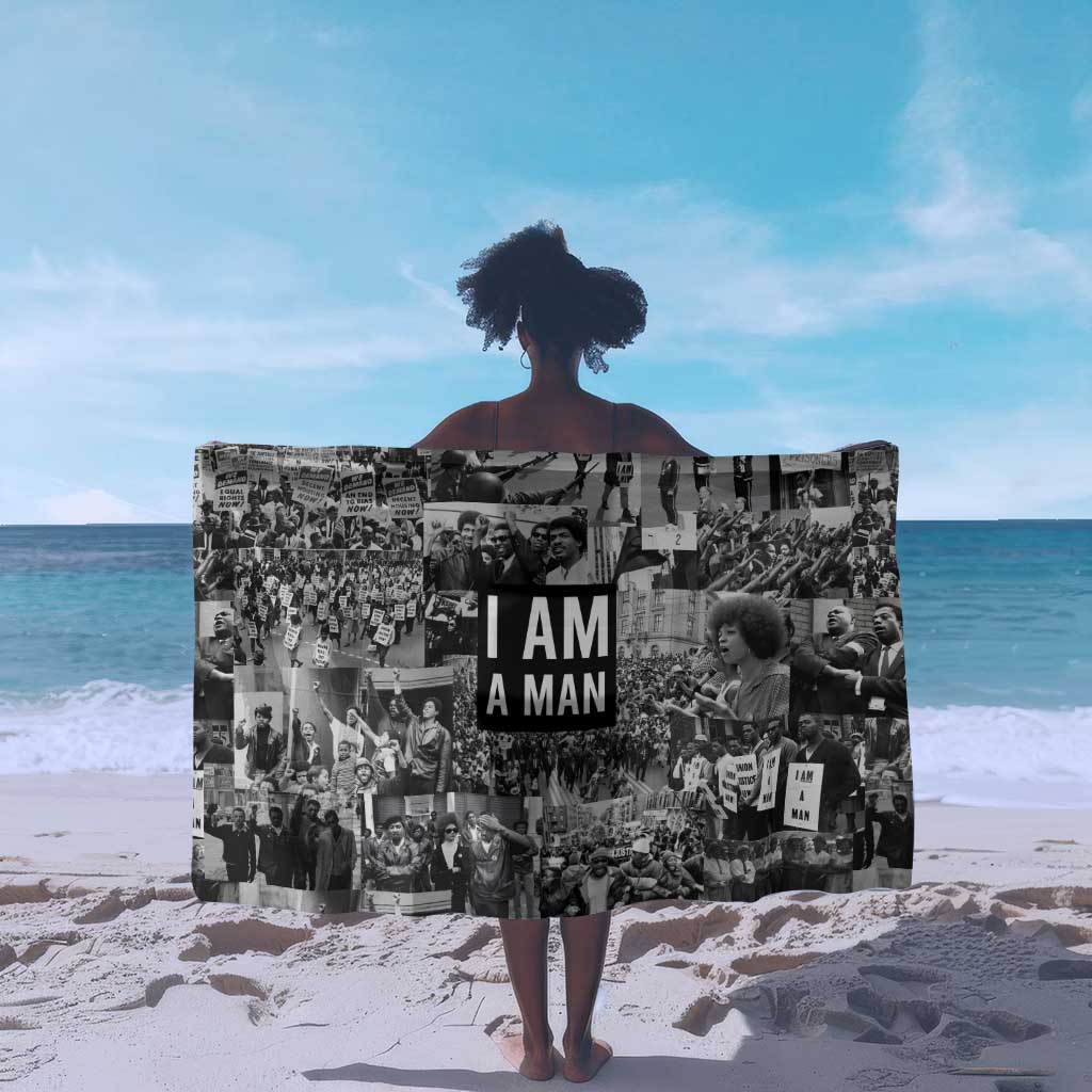 Black Power Sarong African American Culture DT02