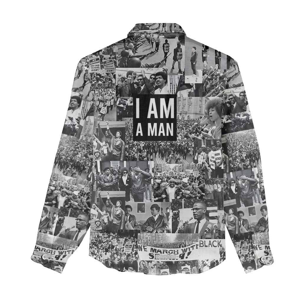 Black Power Women Casual Shirt African American Culture DT02