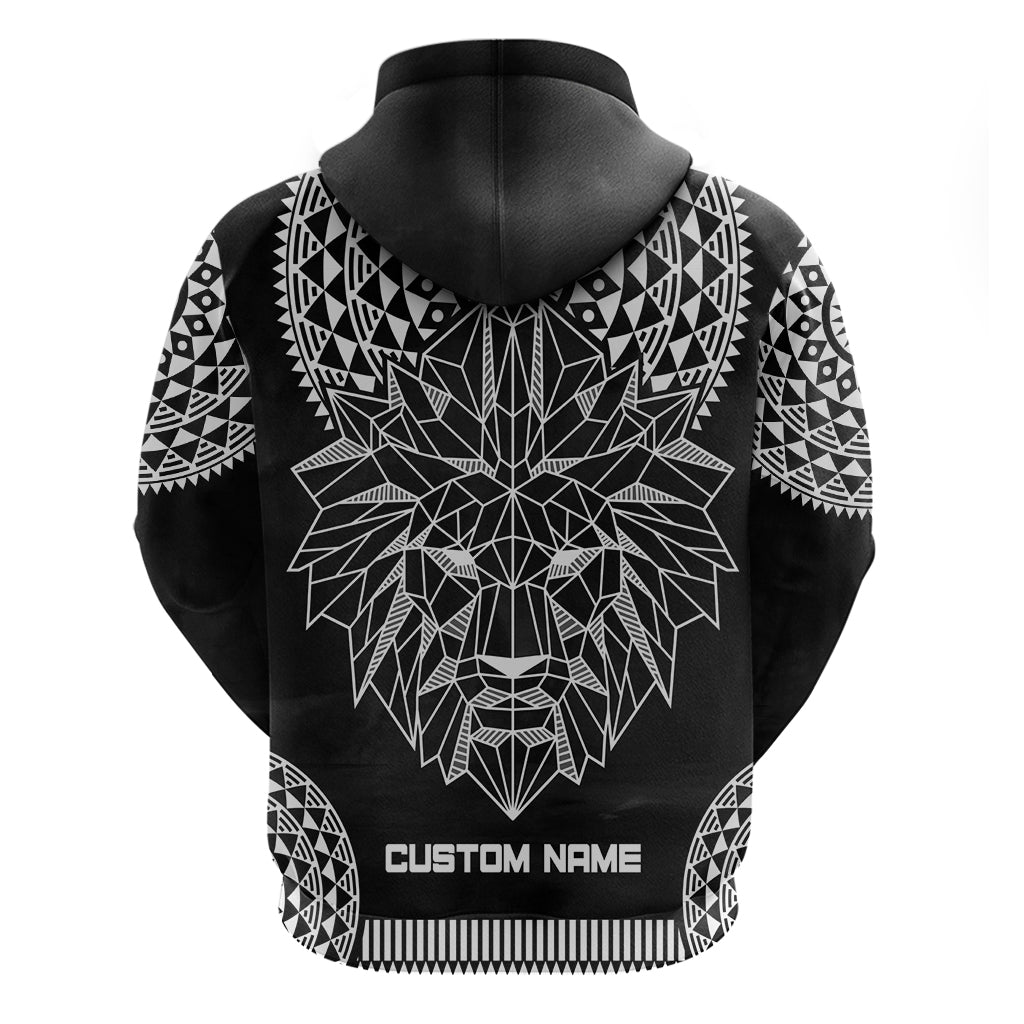 Geometric Head Lion Hoodie DT02