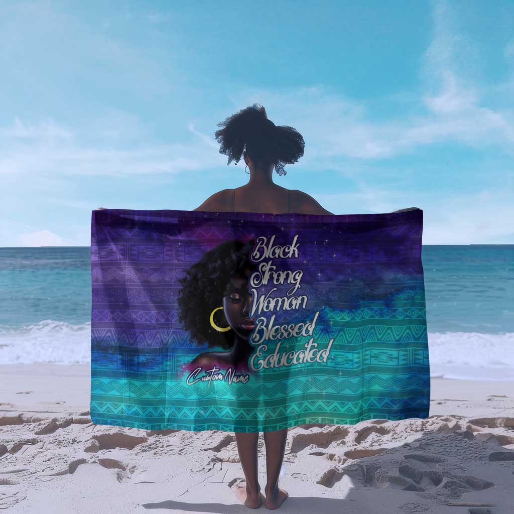 Black Strong Women Blessed Educated Sarong African Girl DT02