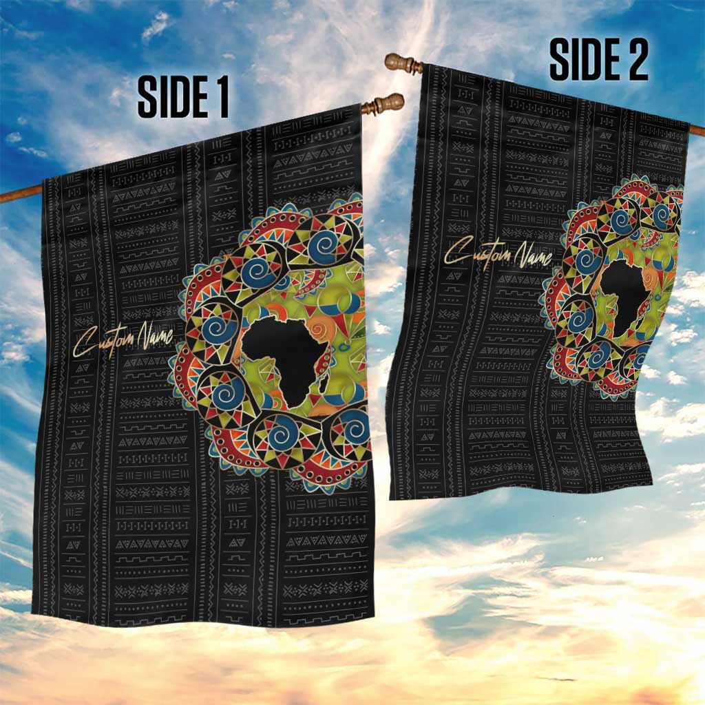 Personalized Sleeve African Pattern Garden Flag Multi-Colored DT02