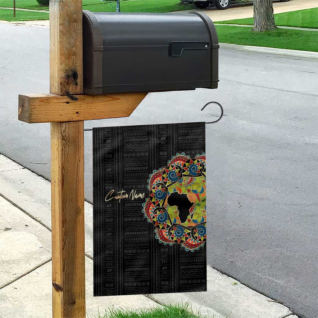 Personalized Sleeve African Pattern Garden Flag Multi-Colored DT02