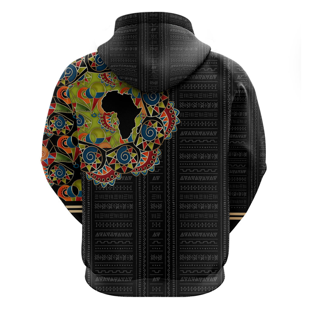 Personalized Sleeve African Pattern Hoodie Multi-Colored DT02