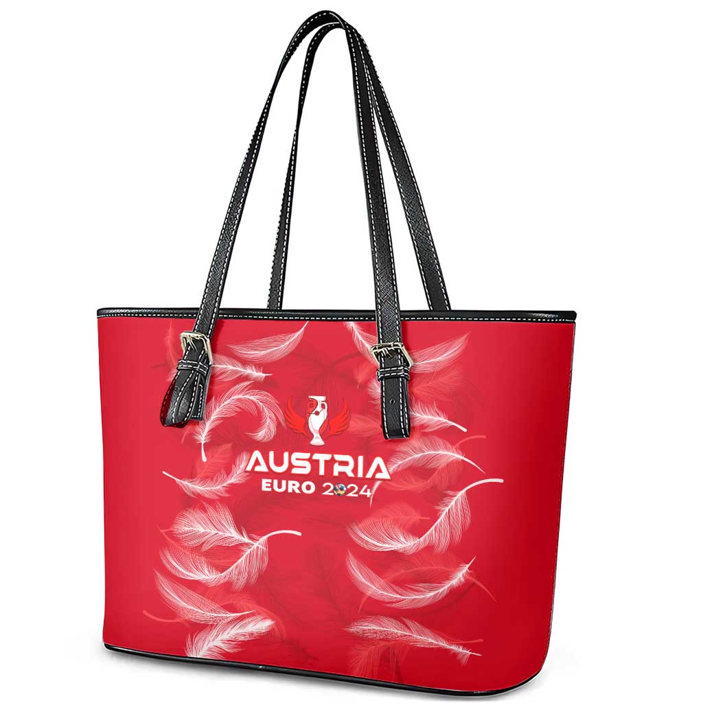 Austria Football 2024 Leather Tote Bag Trophy Wing Style DT02