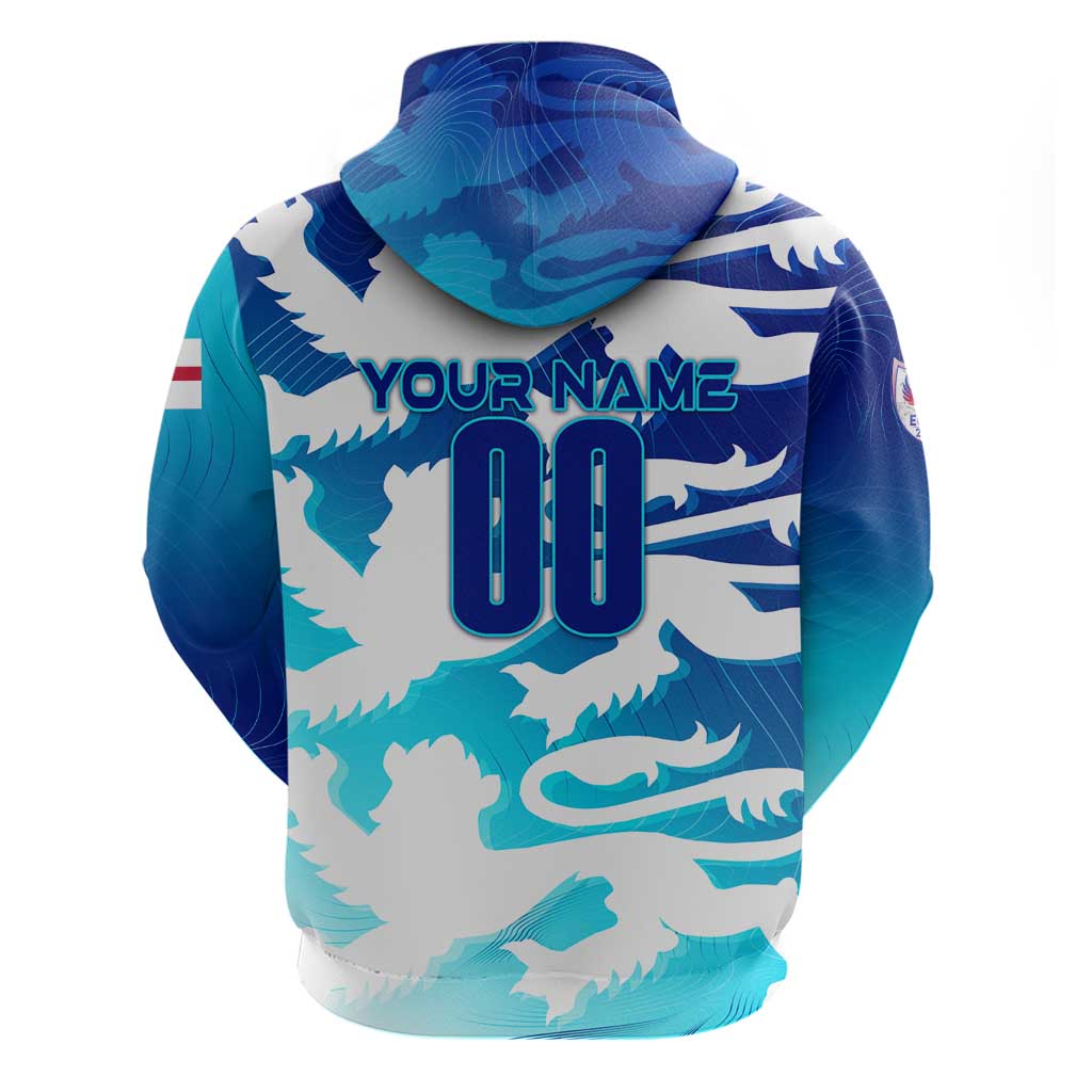 Personalized England Football 2024 Hoodie Trophy Wing Style DT02