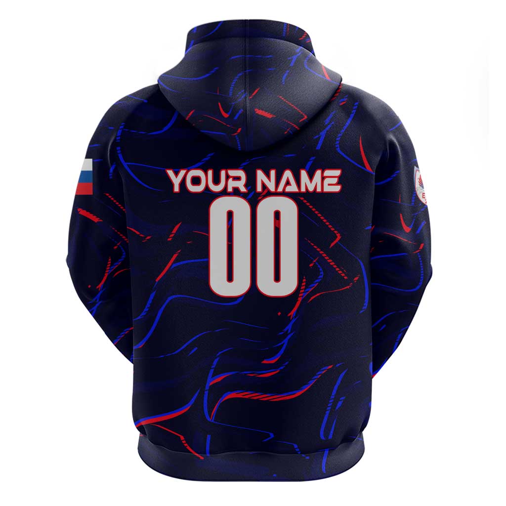 Personalized Slovakia Football 2024 Hoodie Trophy Wing Style DT02