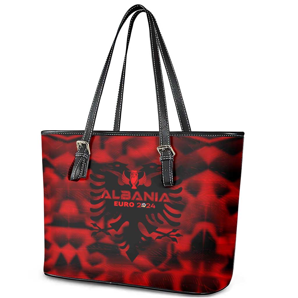 Albania Football 2024 Leather Tote Bag Trophy Wing Style DT02