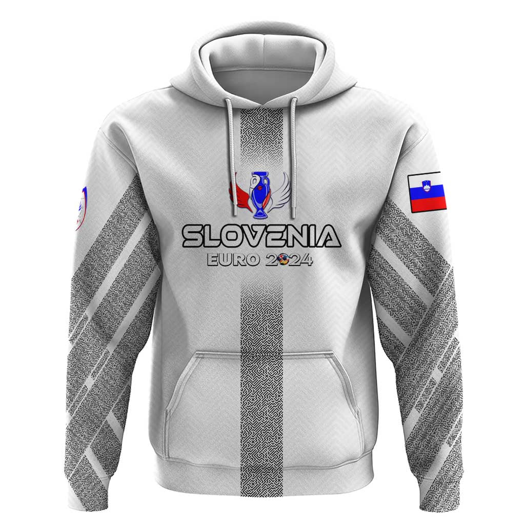Personalized Slovenia Football 2024 Hoodie Trophy Wing Style DT02