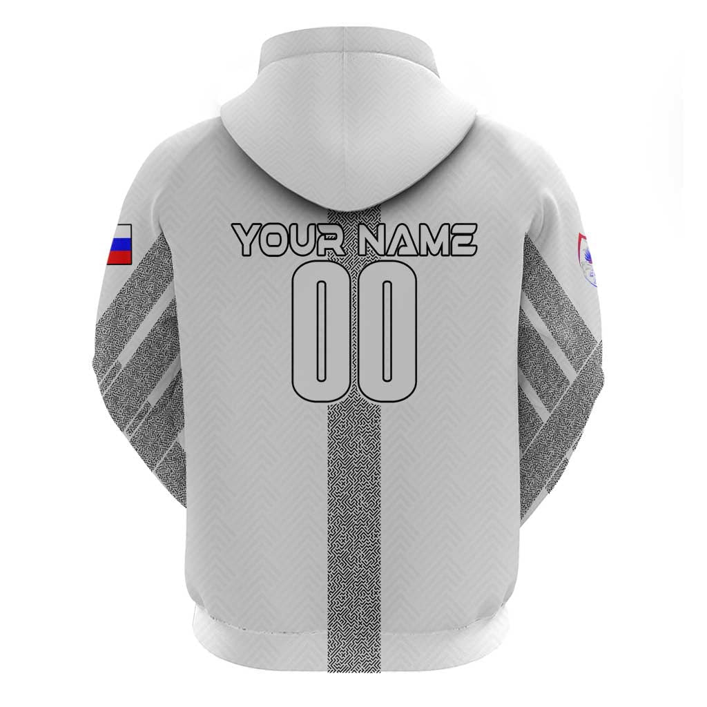 Personalized Slovenia Football 2024 Hoodie Trophy Wing Style DT02