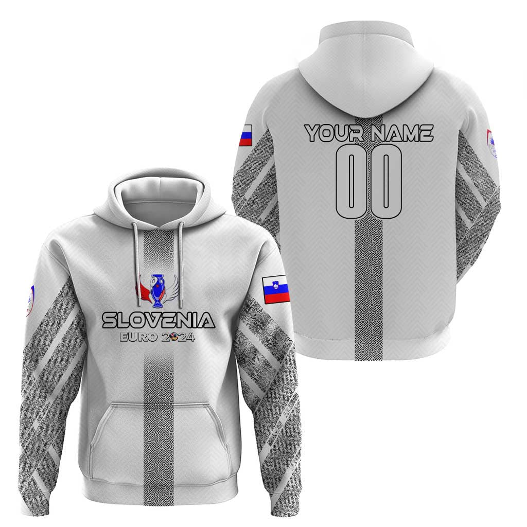 Personalized Slovenia Football 2024 Hoodie Trophy Wing Style DT02