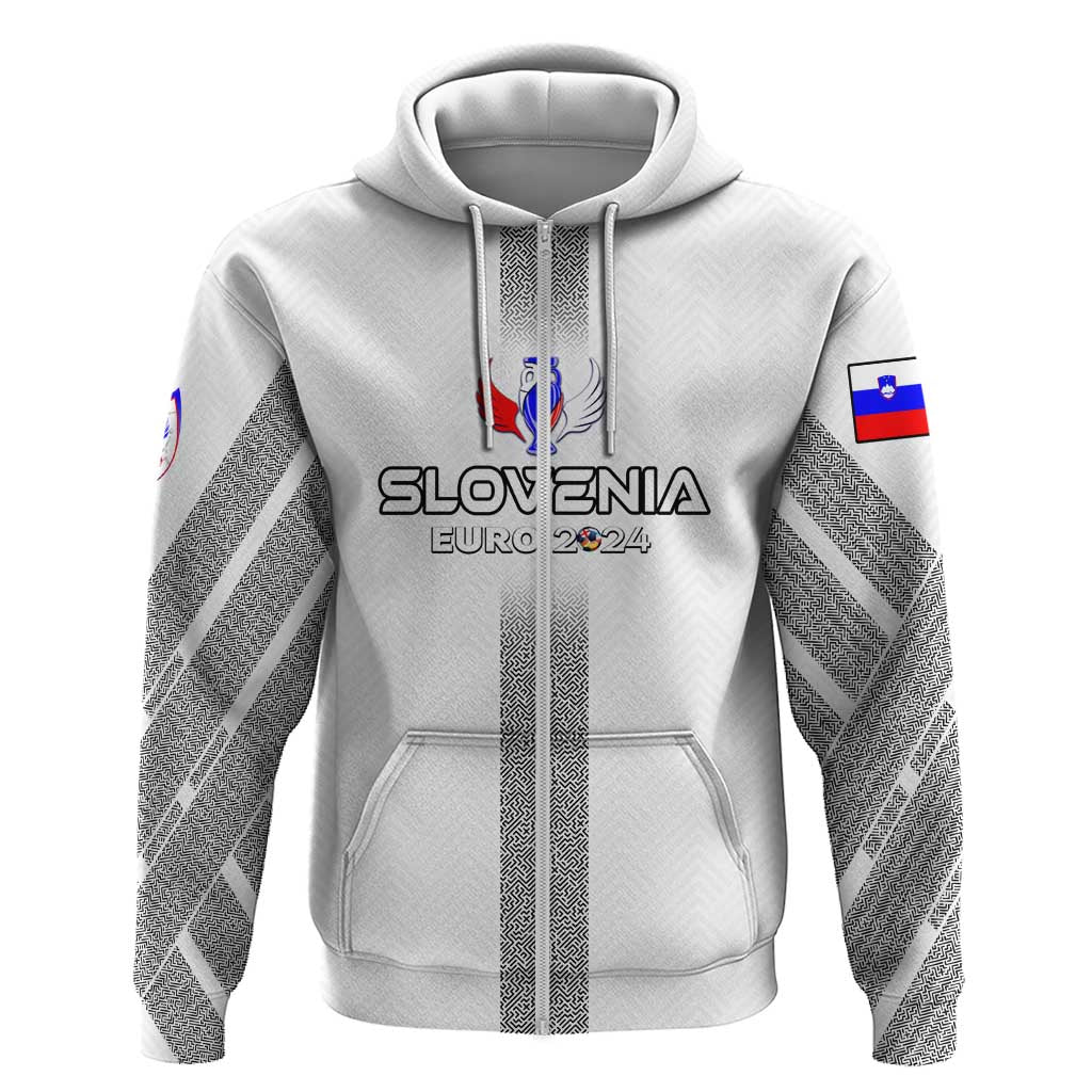 Personalized Slovenia Football 2024 Hoodie Trophy Wing Style DT02